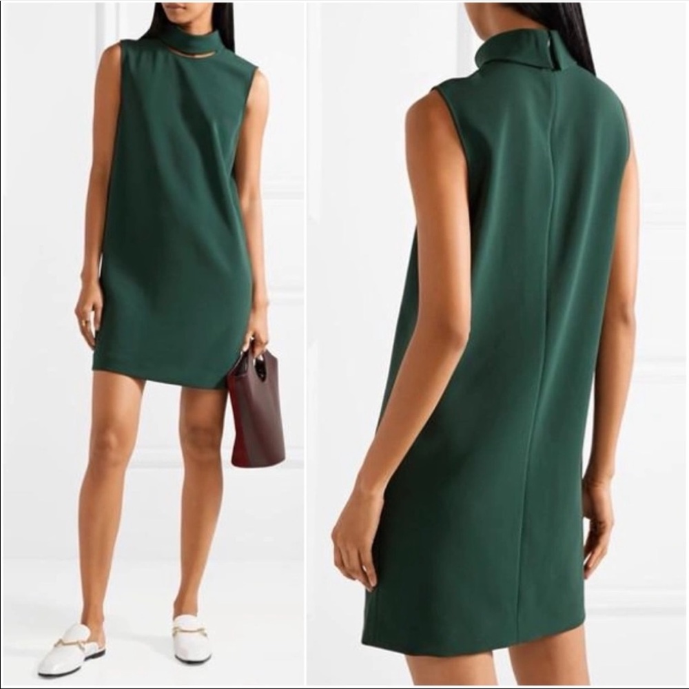 Theory Green Sleeveless Dress